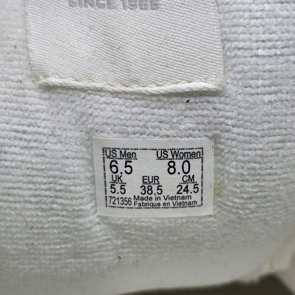 Vans Knu Stack White Chunky Platform Sneakers VN000CRS448 Womens 8 Mens 6.5 New - Picture 4 of 11